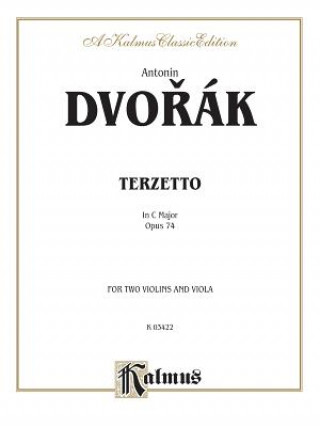 Книга DVORAK TERZETTO OP 74 2VNCL Antonin Dvorak