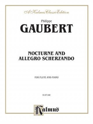 Könyv GAUBERT NOCTURNE ALLEGRO SCHER Phillippe Gaubert