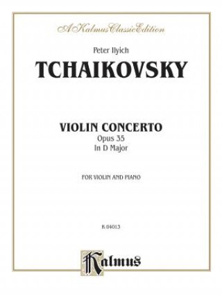 Książka TCHAIKOVSKY VIOLIN CONCERTO OP35 Peter Ilyich Tchaikovsky