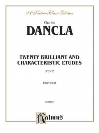 Carte DANCLA 20 ETUDES OP 73 V Jean C. Dancla