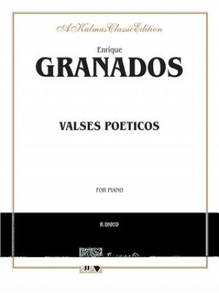 Kniha VALSES POETICOS PIANO ENRIQUE GRANADOS