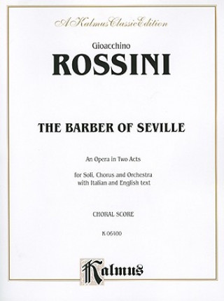 Książka ROSSINI BARBER SEVILLE CHPT V Gioacchino Rossini