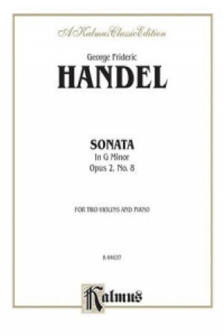Carte HANDEL SONATA G MN2VNPAOP28 George Frideric Handel