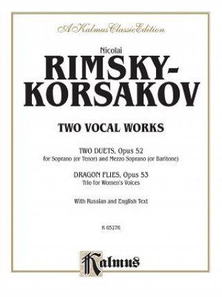 Kniha RK 2 DUETS OP 52DRAGFLIES Nicolai Rimsky-Korsakov