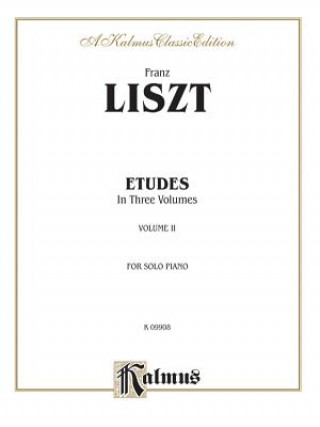 Könyv LISZT ETUDES VOL2 PS Franz Liszt