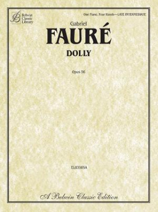 Könyv DOLLY SUITE OP 56 Gabriel Faure