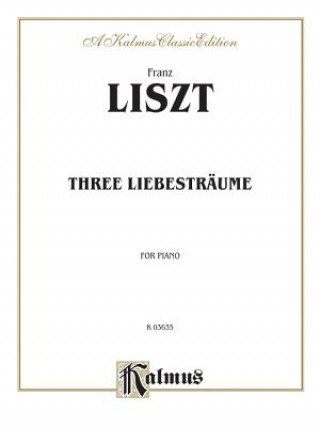 Kniha LIEBESTRAEUME PIANO FRANZ LISZT