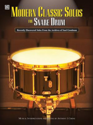 Carte MODERN CLASSIC SOLOS FOR SNARE DRUM GOODMAN