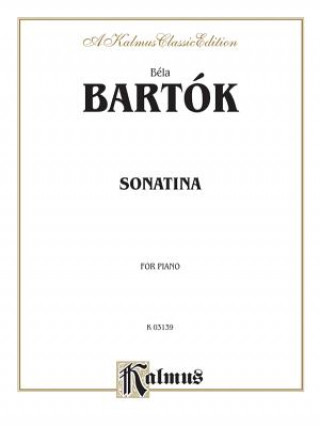 Kniha BARTOK SONATINA PA Bela Bartok