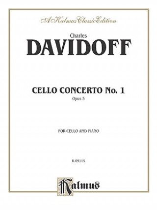 Könyv CELLO CONCERTO NO 1 CELLO & PIANO CHARLES DAVIDOFF