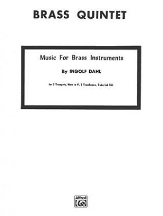 Knjiga MUSIC FOR BRASS INSTRUMENTS Ingolf Dahl