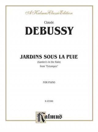 Könyv DEBUSSY JARDIN SOUS LA PLUIE P Claude Debussy