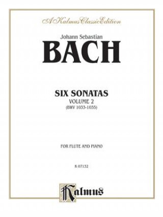 Carte BACH 6 SONATAS V2 FL PA Johann Sebastian Bach