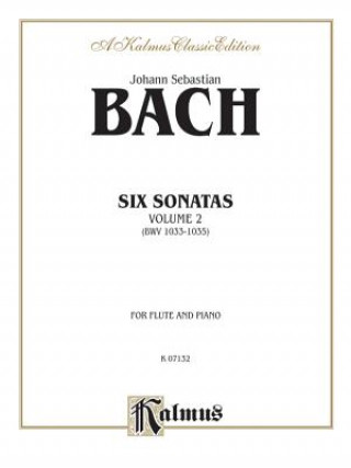 Livre BACH 6 SONATAS V2 FL PA Johann Sebastian Bach