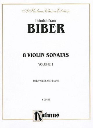 Libro BIBER 8 SONATAS VLN PIANO Heinrich Ignaz Franz von Biber