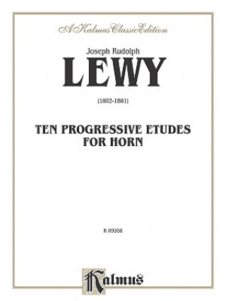 Könyv LEWY 10 PROGRESSETUDES F HORN Jos Rudolph Lewy