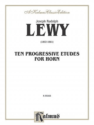 Knjiga LEWY 10 PROGRESSETUDES F HORN Jos Rudolph Lewy