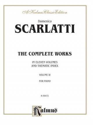 Kniha SCARLATTI COMPLETE WKSV11 PS Domenico Scarlatti