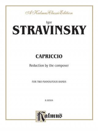 Buch STRAVINSKY CAPRICCIO 2P4H Igor Stravinsky