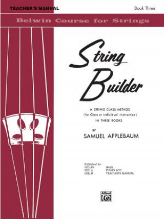 Könyv STRING BUILDER 3 TEACHERS BOOK SAMUEL APPLEBAUM