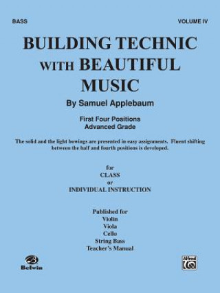 Livre BUILDING TECHBEAUTIFUL MUSIC BK4 DB SAMUEL APPLEBAUM