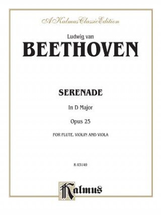 Knjiga BEETHOVEN SERENADE OP25FLVVA Ludwig Van Beethoven