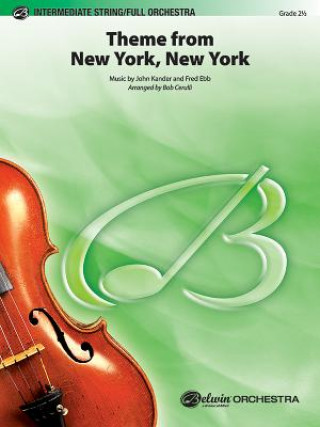 Carte NEW YORK NEW YORK THEMEFULLSTR ORCH ARR. C KANDER & EBB