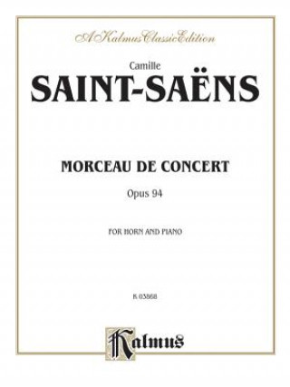 Book SAINT SAENS MORCEAU DE CONC H Camille Saint-Saens