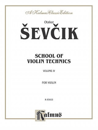 Carte SEVCIK SCHOOL VIOLIN TECH IV V 
