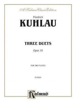 Carte KUHLAU 3 DUETS 2 FLUTES OP 0 2 KUHLAU