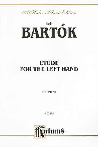 Книга BARTOK ETUDE FOR LEFT HAND PA Bela Bartok