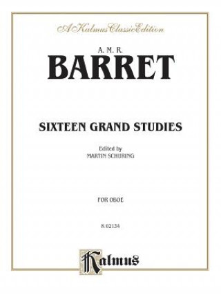 Книга SIXTEEN GRAND STUDIES OBOE A.M.R. BARRETT