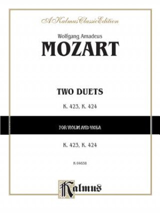 Buch MOZART 2 DUETS K423 K424 Wolfgang Amadeus Mozart