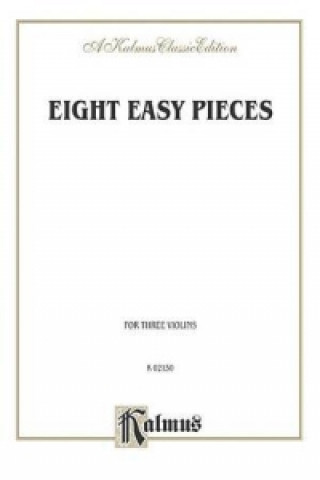 Kniha 8 EASY PIECES 3 VIOLINS COMPLETE Various