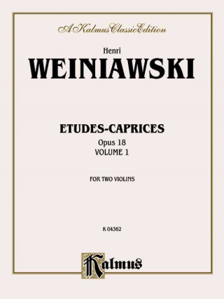 Carte WIENIAWSKY ETUDESCAPOP181 VL 