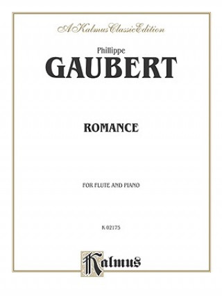 Książka GAUBERT ROMANCE FLUTE PIANO Phillippe Gaubert