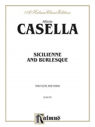 Książka CASELLA SICILIENNE BURLESQUE Alfredo Casella