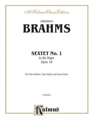 Carte BRAHMS SEXTET OP 18 6 Johannes Brahms