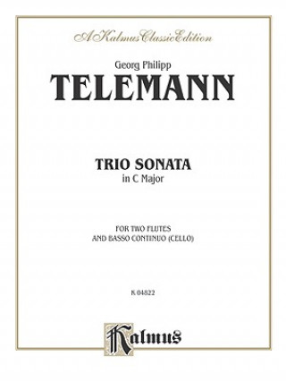 Kniha TELEMANN TRIO SONATA C MAJOR Georg Philipp Telemann