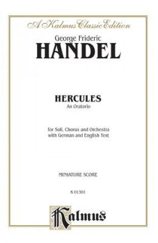 Książka HANDEL HERCULES 1745 MS George Frideric Handel