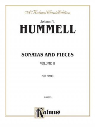 Book HUMMEL SONATAS PCSV2 PS Johann Nepomuk Hummel