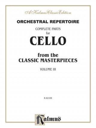 Kniha CELLO MASTERPIECES V3 Alfred Music