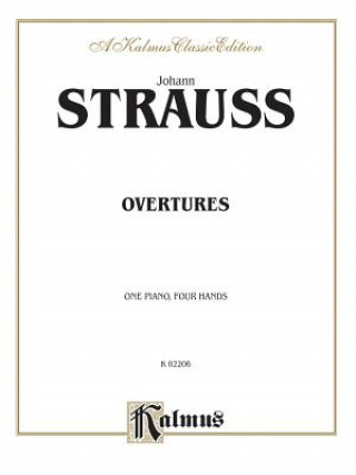 Книга OVERTURES FOR ONE PIANO PIANO DUET Johann Strauss