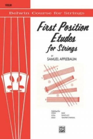 Książka FIRST POSITION ETUDES FOR STRINGSVIOLIN SAMUEL APPLEBAUM