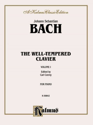 Carte BACH WELL TEMP CLAV V1 CZERNY Johann Bach