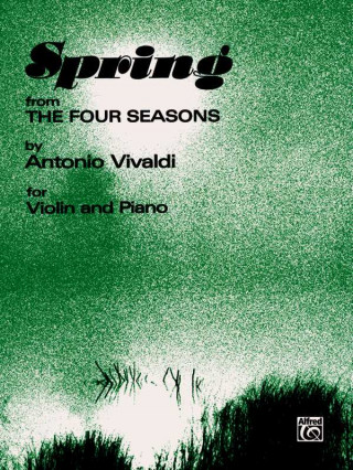 Kniha VIVALDI SPRING VLN FR4 SEASONS Antonio Vivaldi