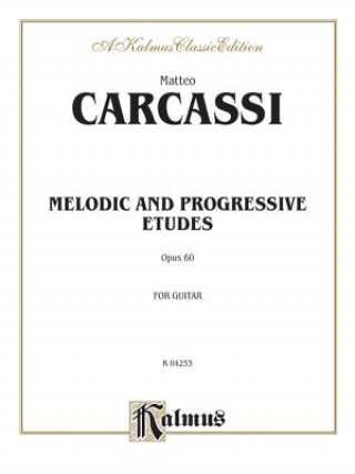 Książka CARCASSI MELOD PROGRS ETUDES 60 Matteo Carcassi