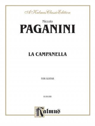 Kniha PAGANINI LA CAMPANELLA GUITAR Niccol Paganini