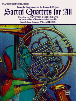 Kniha SACRED QUARTETS FOR ALL William Ryden