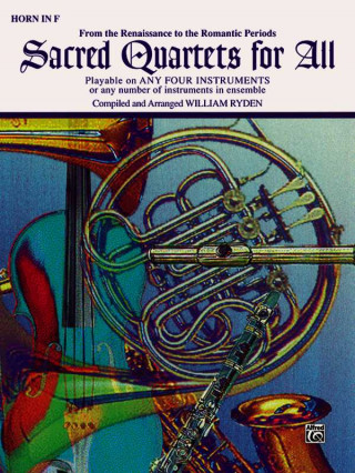 Kniha SACRED QUARTETS FOR ALL William Ryden